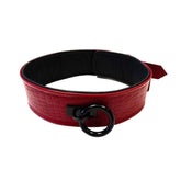 Rouge Garments Leather Croc Print Collar - Adult Planet - Online Sex Toys Shop UK